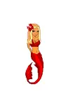 Red mermaid