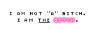 THE Bitch.