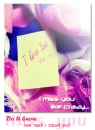 I miss you