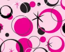 Circles and sparkles.
