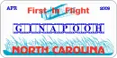 NC License Plate~ Gina Pooh