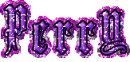 perry gothic style purple