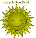 sun - nice day