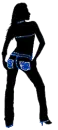 sexy jeans silhouette