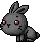 black bunny