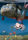 santa claus hanging