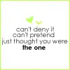 the one
