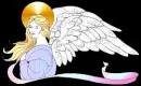 angel for dark backround