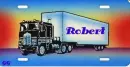 Eighteen Wheeler (cab over) Tag~ Robert