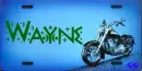 Harley Motorcycle Tag~ Wayne