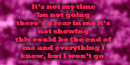It's Not My Time Lyrics