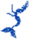 Glitter Blue Mermaid