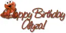 Elmo - Happy Birthday Alyza