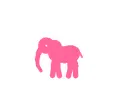 Mine and ***furubafan***'s cool pink elephant time ticking animation