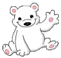 Polar Bear Waving