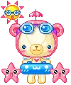 SUMMER FUN DANCING BEAR