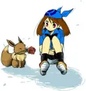 Sapphirea and Eevee