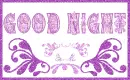 Good Night Purple & Pink Swirls