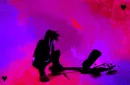 guitar purple