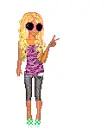 blonde doll