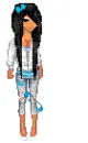 doll with safety pin