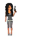 doll with gun