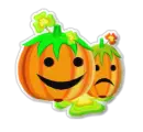 Pumpkin sticker