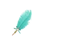 Feather Pen Aqua - Katrina 
