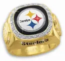PITTSBURGH STEELERS RING CAROLYN