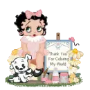 Thank you with Betty Boop