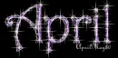 sparkle purple april