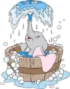 Dumbo Animated~ Playing with Water