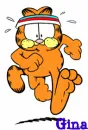 Garfield Jogging Animated~ Gina