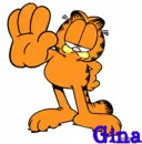Garfield To The Hand Animated~ Gina