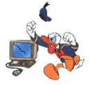 Donald Duck on Computer Animated