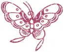 pink sparkle butterfly