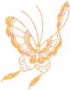 orange butterfly