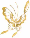gold butterfly