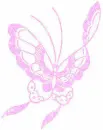 light pink butterfly