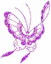 pink/purple multy butterfly