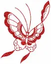 red butterfly