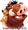 Lion King Timba & Pumbaa~ Hakuna Matata