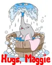 Dumbo Animated Playing with Water~ Hugs Maggie