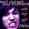 Pete Wentz is SOOOOOO hot