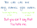 Don't hate me.