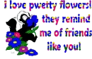 skunk, flower, friend