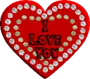 Love you red moo heart
