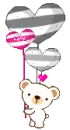 hearts balloons