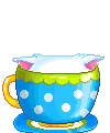 kitty in a cup