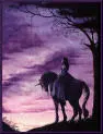Purple horse